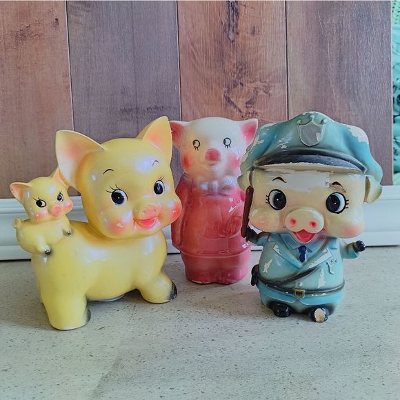 Vintage Ceramic Piggy Bank Collection - Picture 2 of 14